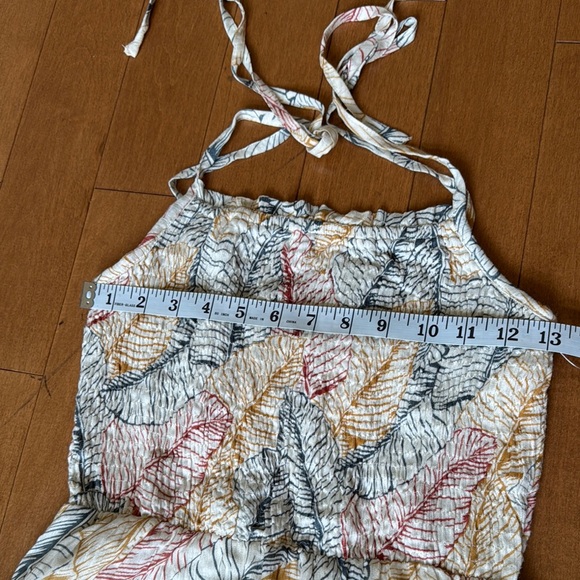 NWT Sim & Sam Maxi Dress with Leaf Print in Medium - Picture 3 of 8